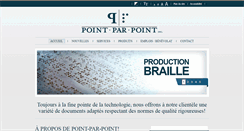 Desktop Screenshot of point-par-point.com